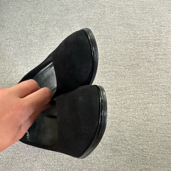 NEW Stuart Weitzman Black Suede Platform Stiletto Pumps Size 7m - Picture 8 of 10